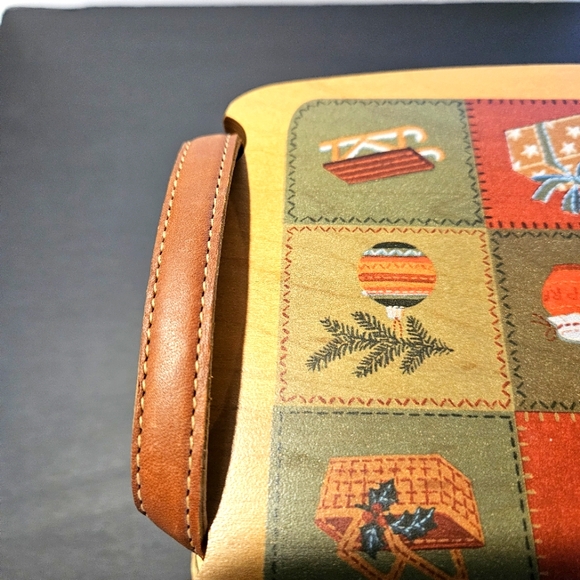 Longaberger Christmas Collection 2002 Edition Traditions Basket Leather Handles - Picture 9 of 14